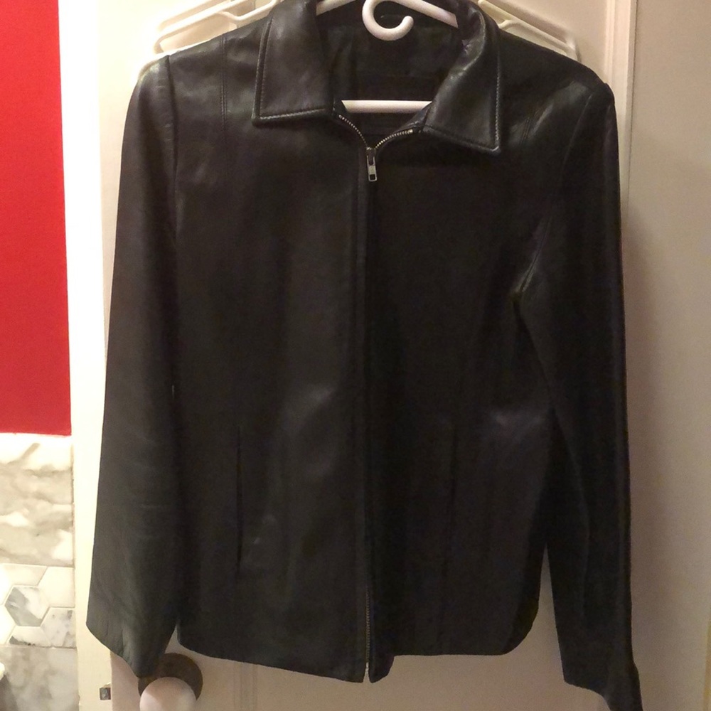 Black Leather Jacket - image 1